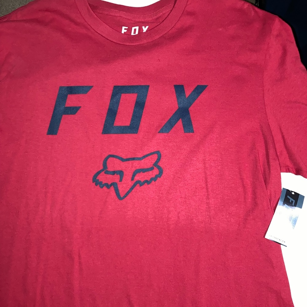 Fox Racing red motor cross shirt NWT